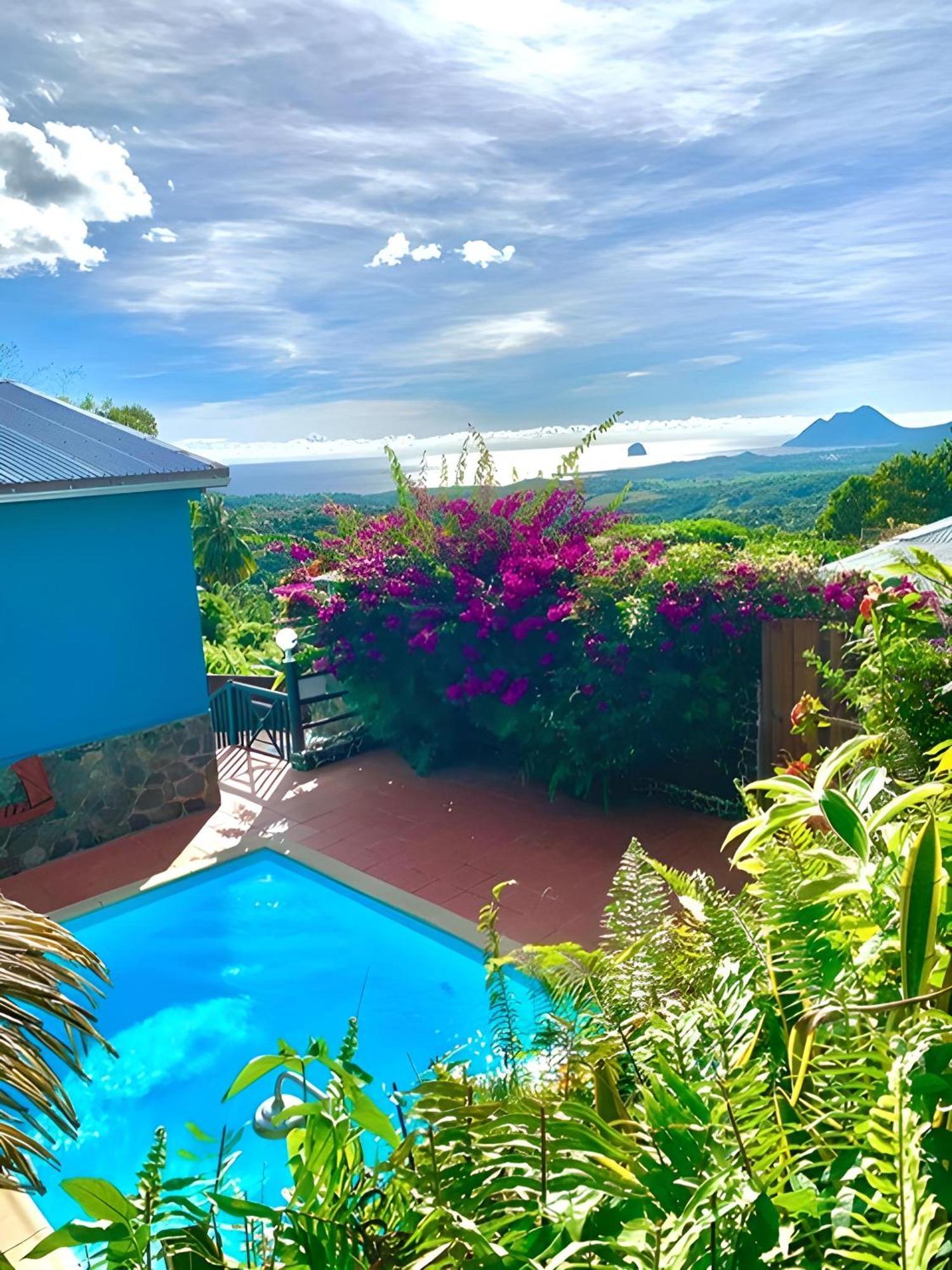 Les Villas Pameyaque 2 F2 Avec 1 Piscine Et 1 F3 Avec 1 Piscine, Superbe Vue Sur La Mer Riviere-Salee エクステリア 写真